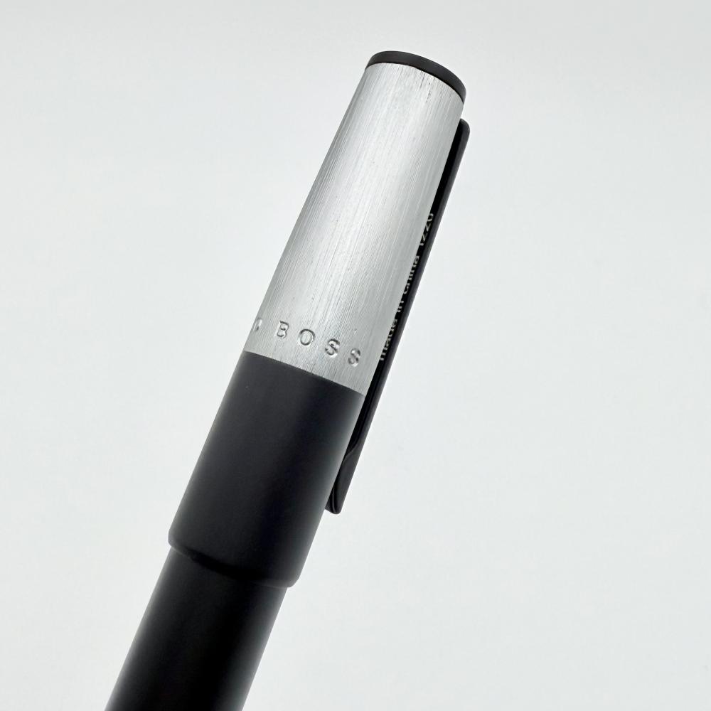قلم حبر ريشة هوجو بوس  Hugo Boss Ballpoint Pen Formation Herringbone Gun
