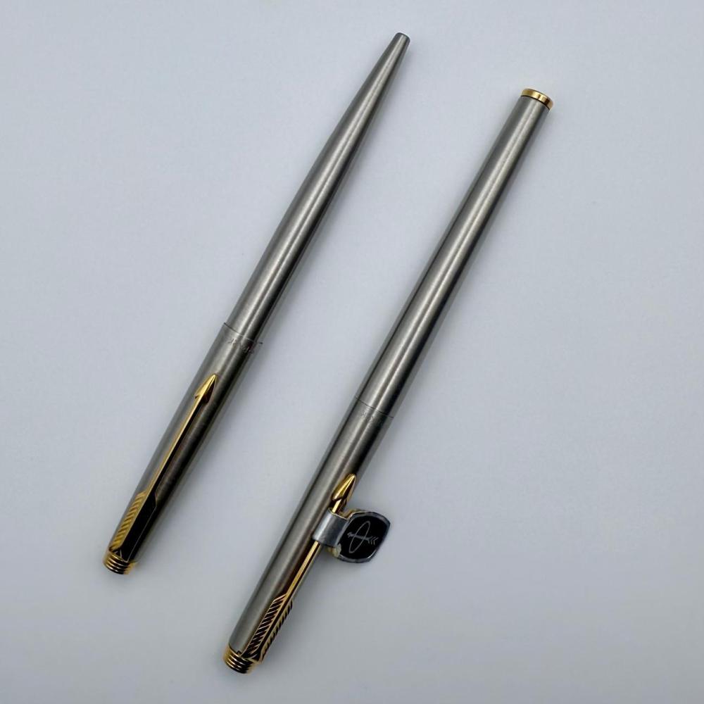 طقم أقلام باركر 180 الكلاسيكي – إصدار ستانلس ستيل