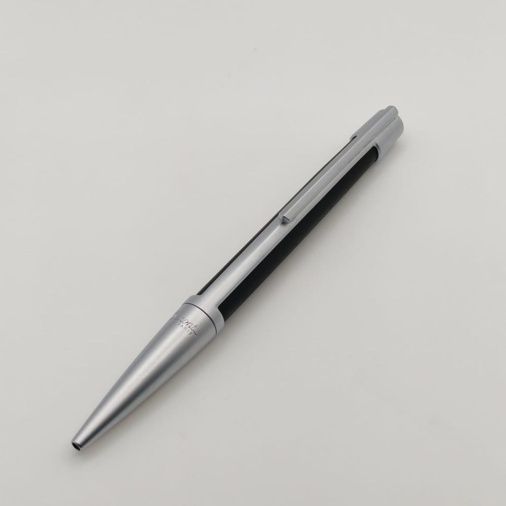 قلم جاف S.T. Dupont Défi Palladium – أسود مع تشطيب بالبالاديوم