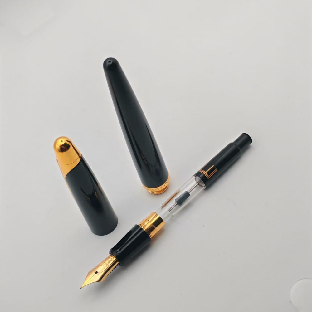 قلم دانهيل Dunhill AD2000 – حبر بريشة ذهبية 18K مقاس F