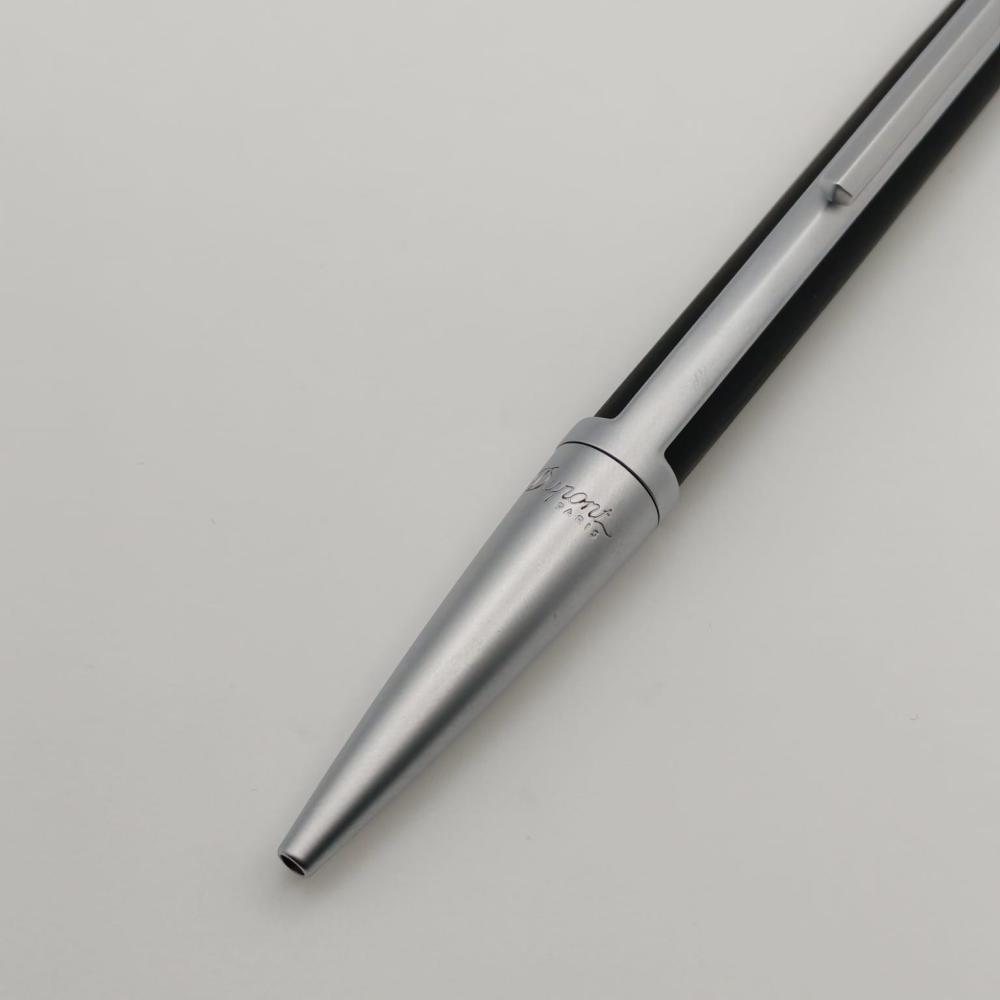 قلم جاف S.T. Dupont Défi Palladium – أسود مع تشطيب بالبالاديوم