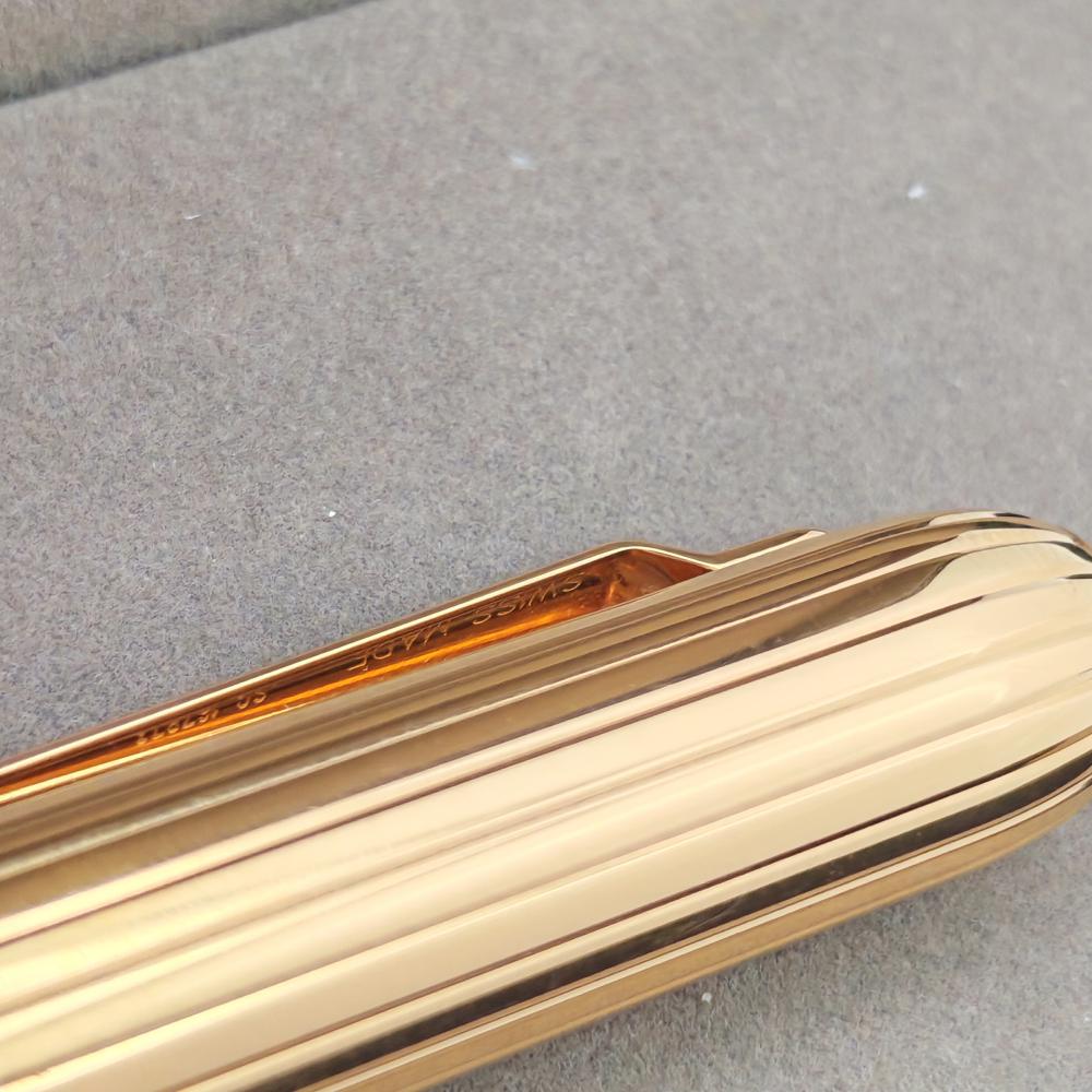 قلم  دانهيل جاف SIDECARE – أسود بغطاء ذهبي فاخر