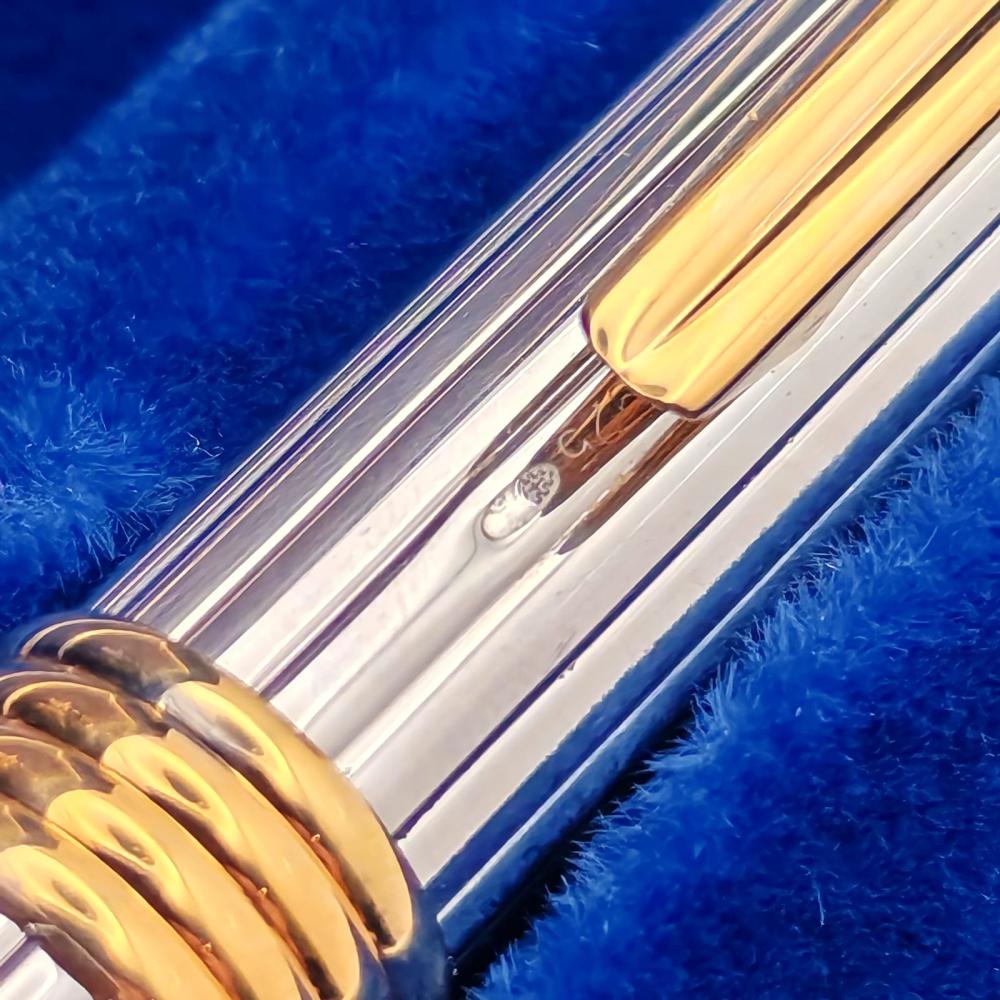 قلم حبر فاخر من كريستيان ديور فضه 925 ريشه 14K