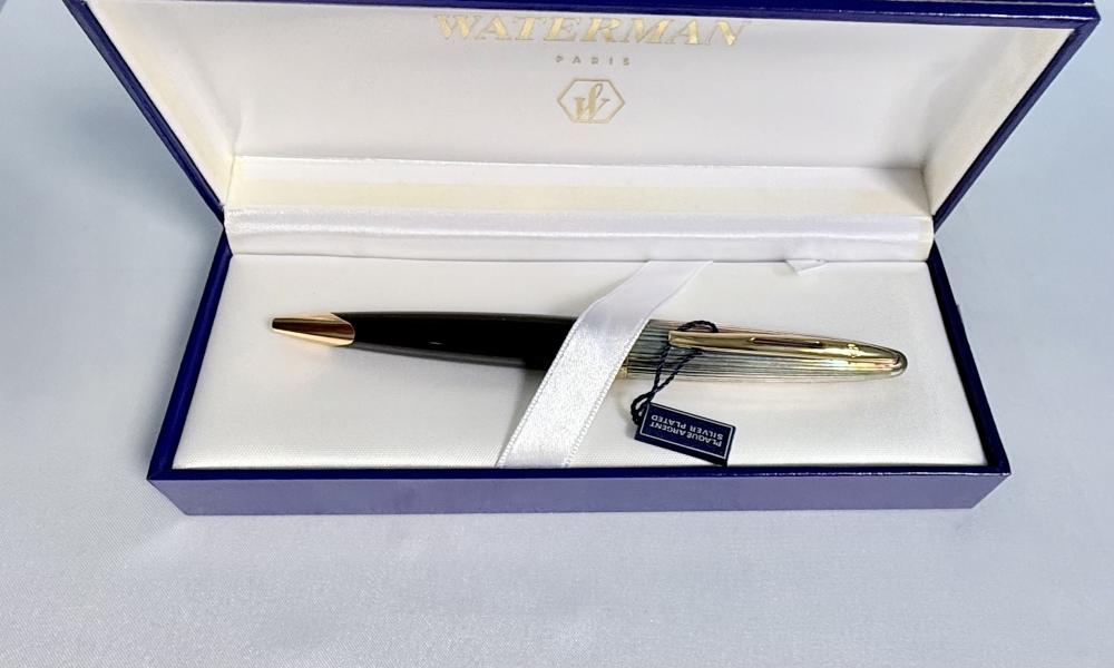 قلم  جاف من ووترمان كارين طلاء فضه