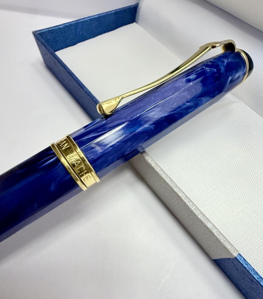 قلم كاران داش - إكوينكس أزرق رخامي
