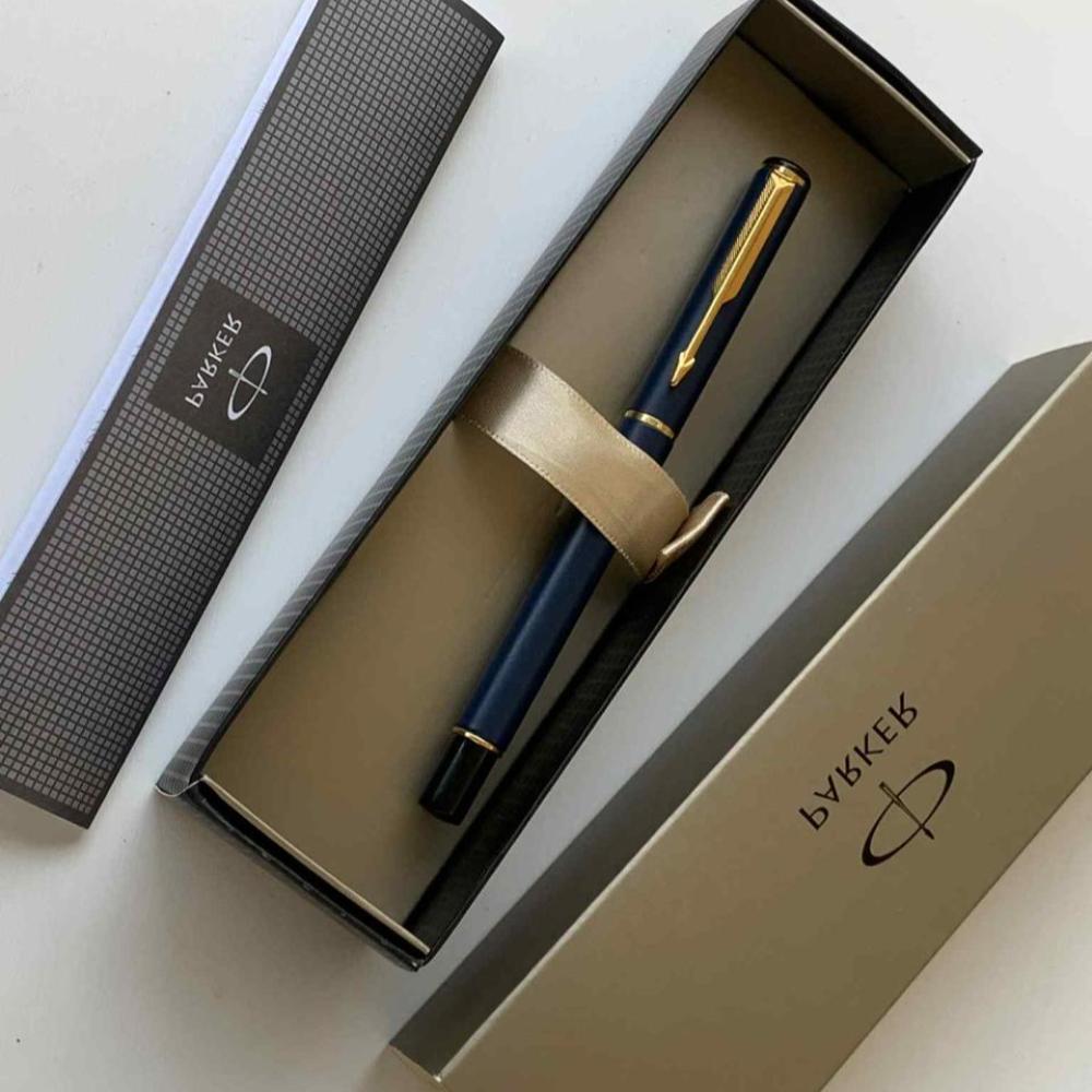 قلم باركر 88 ريالتو - إصدار NAVY BLUE GOLD TRIM