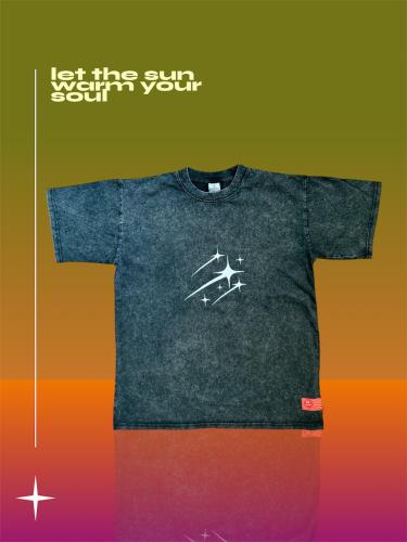 black t-shirt