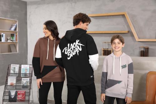 هودي أوفر سايز بطبعة خلفية - BLACK SWAN Hoodie