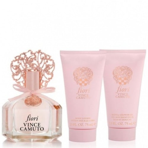 طقم فينس كاموتو Fiori او دو بارفيوم(عطر100مل+بودي...