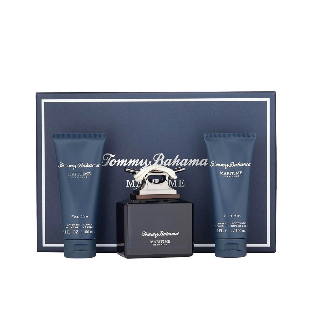 Tommy Bahama Maritime Deep Blue Cologne 125ml 3 Gift Set نيشان Nishan