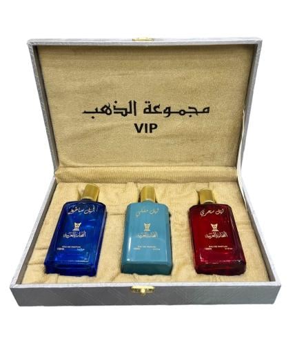 عطر مجموعة الذهب 3عطور ( الفخامة ) 100ملي