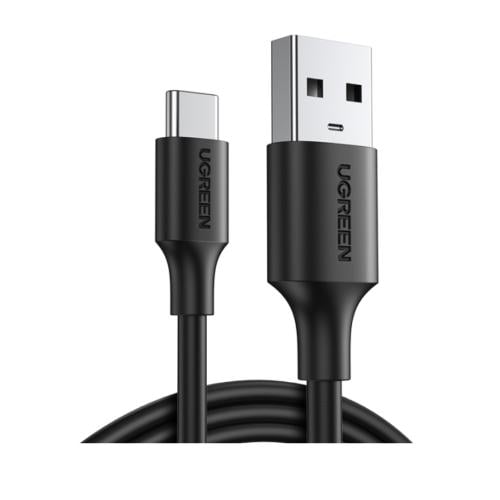 سلك شاحن يوجرين USB الى USB-C بطول 1 م - اسود