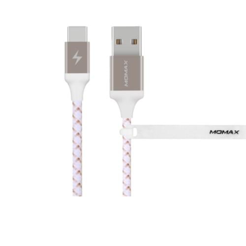 سلك شاحن موماكس زيرو Type-C الي USB بطول 1 م - ذهب...