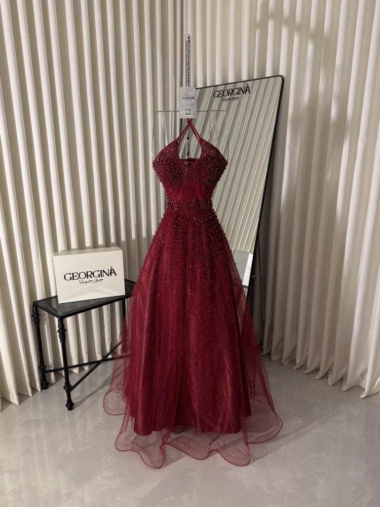 فستان سهرة لولو شك عودي طويل | فستان شمس