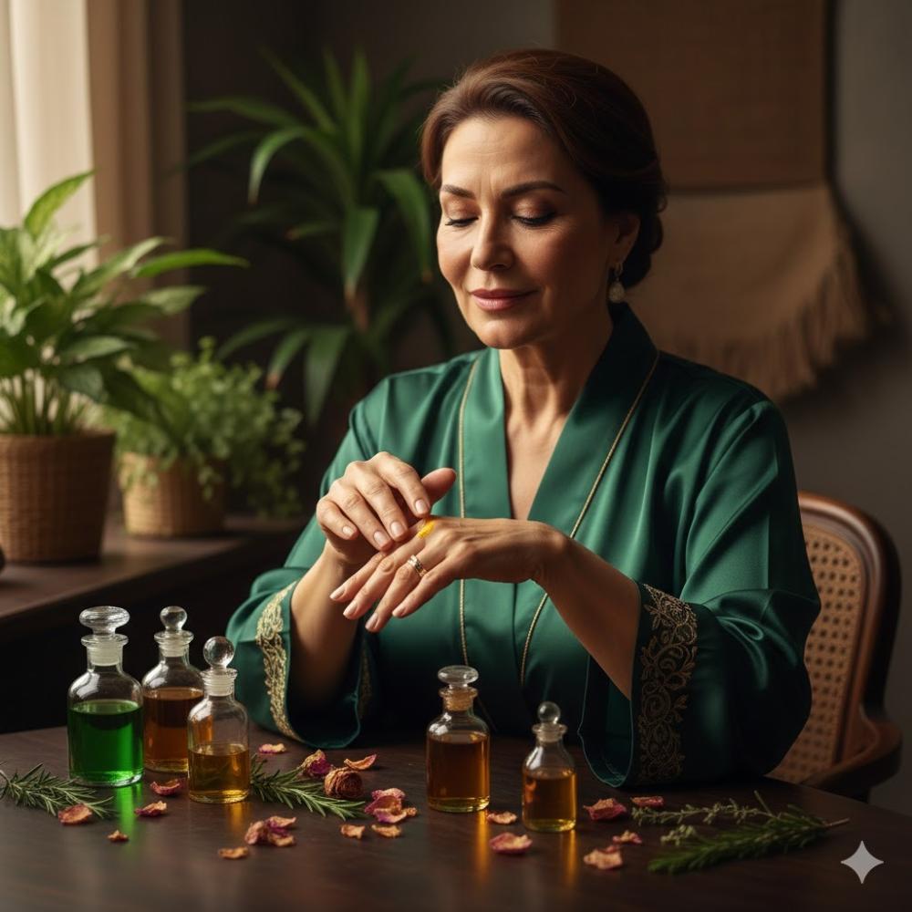 من الذهب السائل إلى اللؤلؤ الأخضر: دليلك النهائي لأفضل الزيوت الطبيعية لترطيب وإحياء البشرة الجافة والناضجة