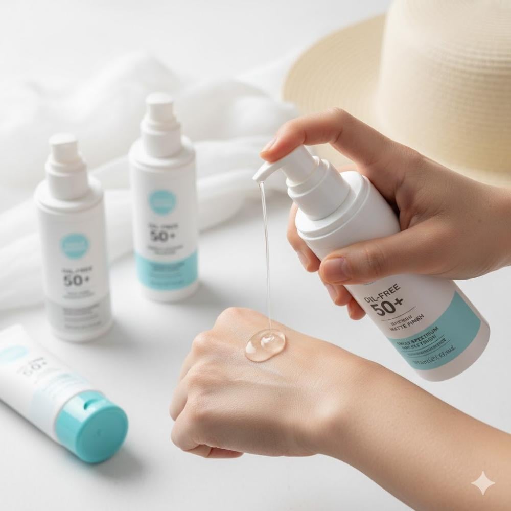 خلّص من البريق والمسام: أفضل واقي شمس للبشرة الدهنية في حرّ الصيف السعودي