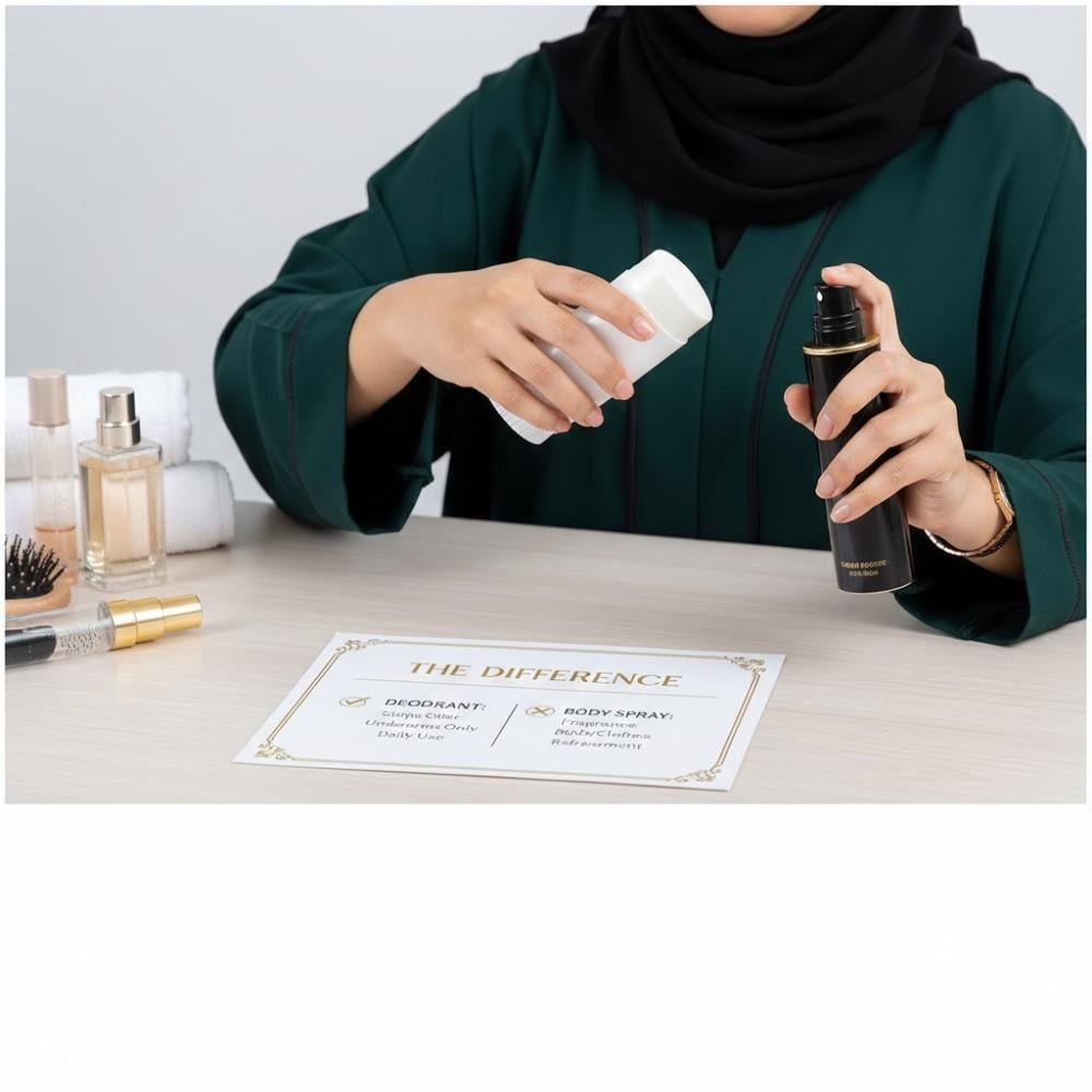 لن تخلطي بعد اليوم: الفرق الحاسم بين مزيل العرق ومعطر الجسم وأيهما تحتاجينه حقاً