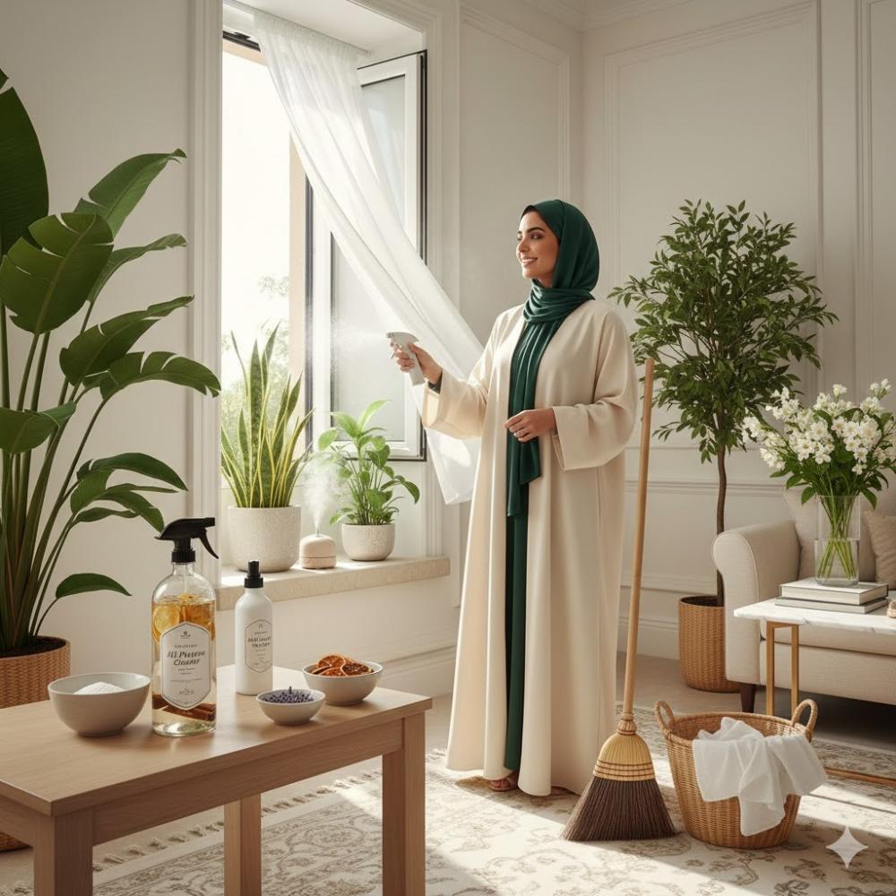 منزل صحي وعبير الفواحة: دليل العناية الطبيعية للمنزل النظيف والمعطر بدون كيماويات