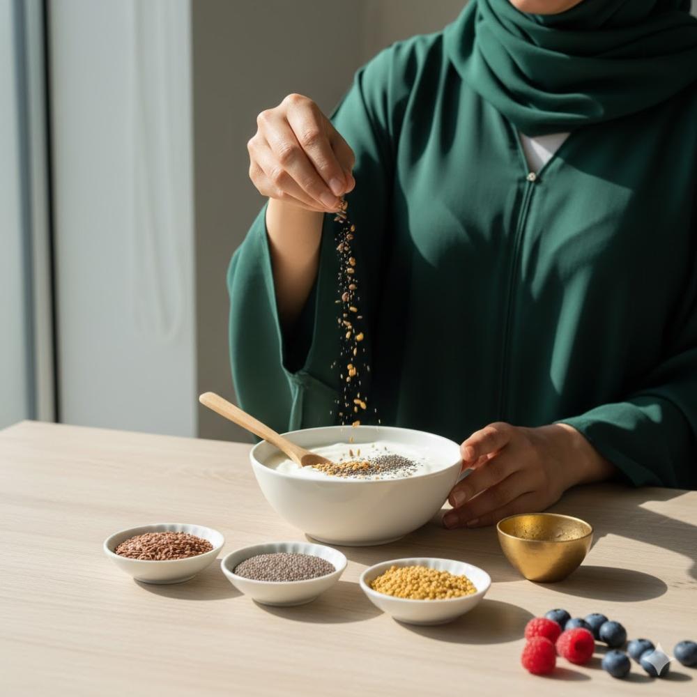 البذور الذهبية: كيف تتفوق بذور الكتان، الشيا، والحلبة على المكملات الصيدلانية؟