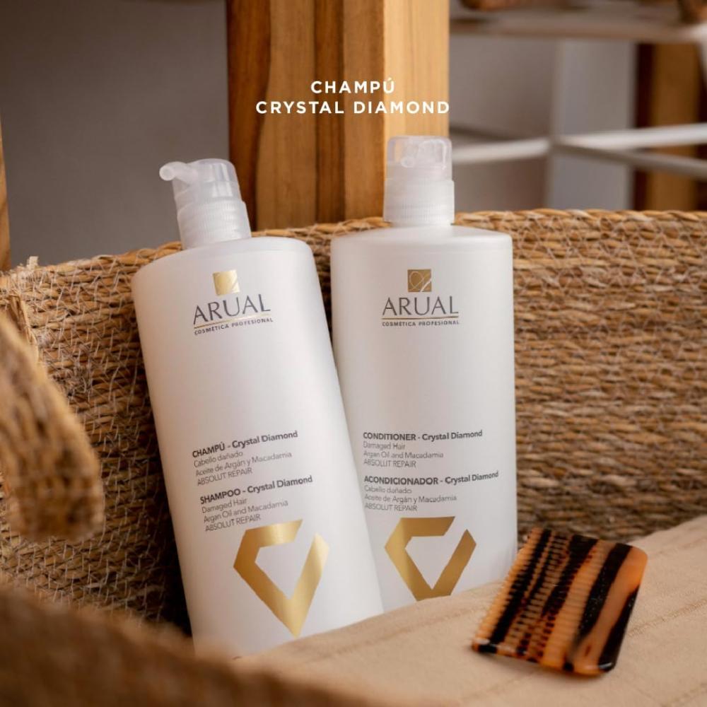 شامبو أروال كريستال دايموند لإصلاح الشعر 1 لتر