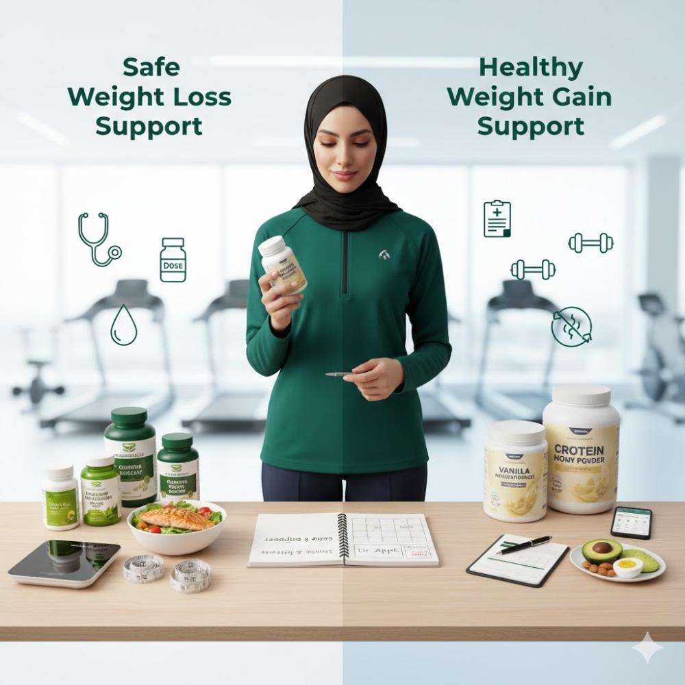 بين التخسيس والتسمين: دليل الأمان الشامل لاستخدام المكملات الغذائية بفعالية