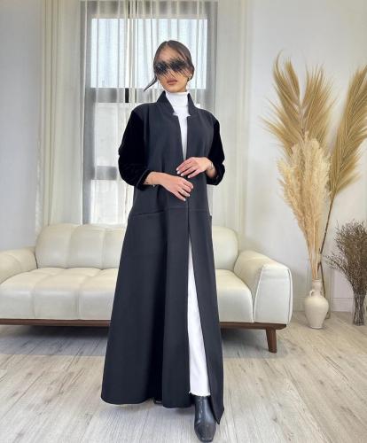 عبايه سوداء شتويه
