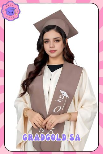 عباية تخرج لون أبيض