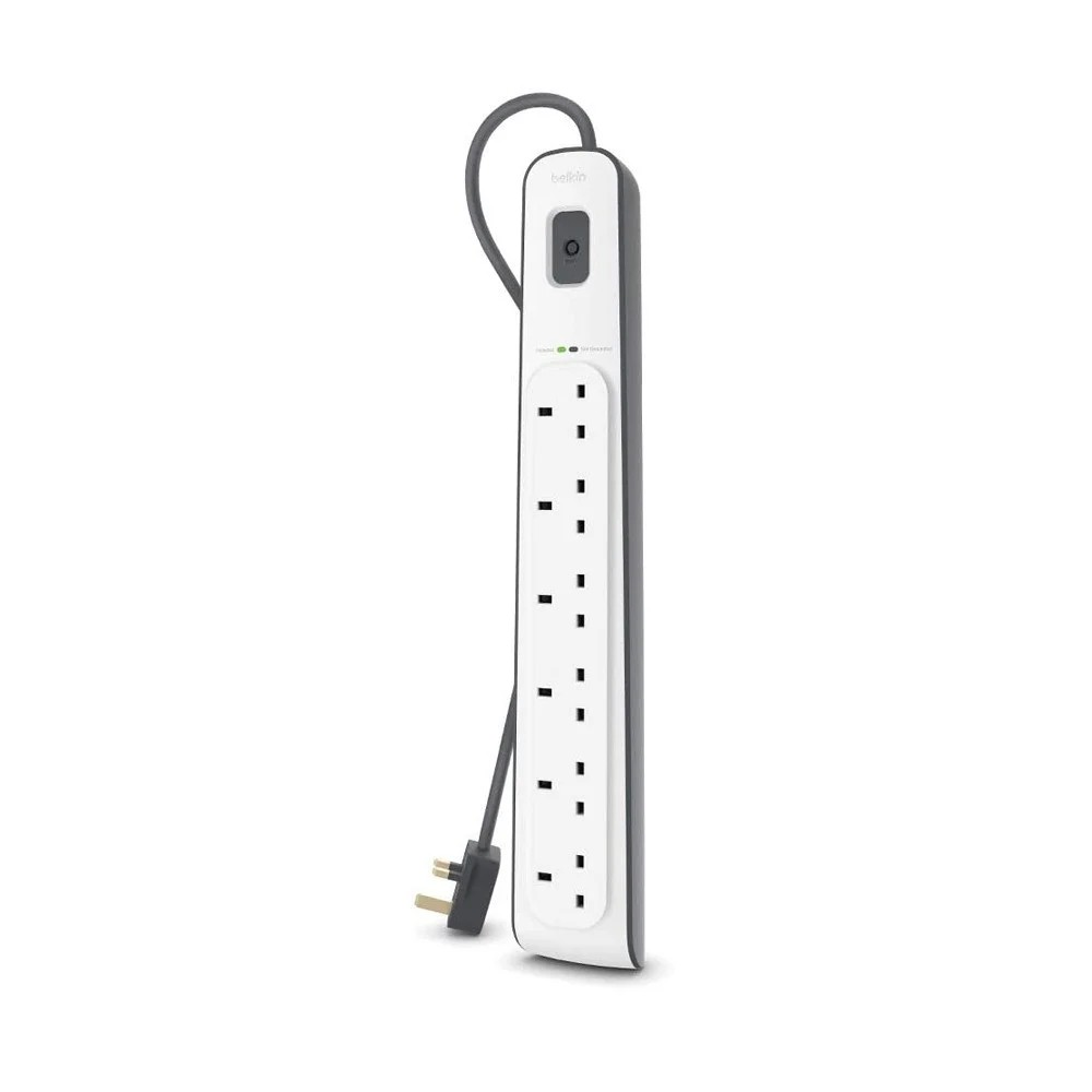 توصيلة بيلكن 6 منافذ طاقة - الاصدار الثاني - بدون منفذ USB