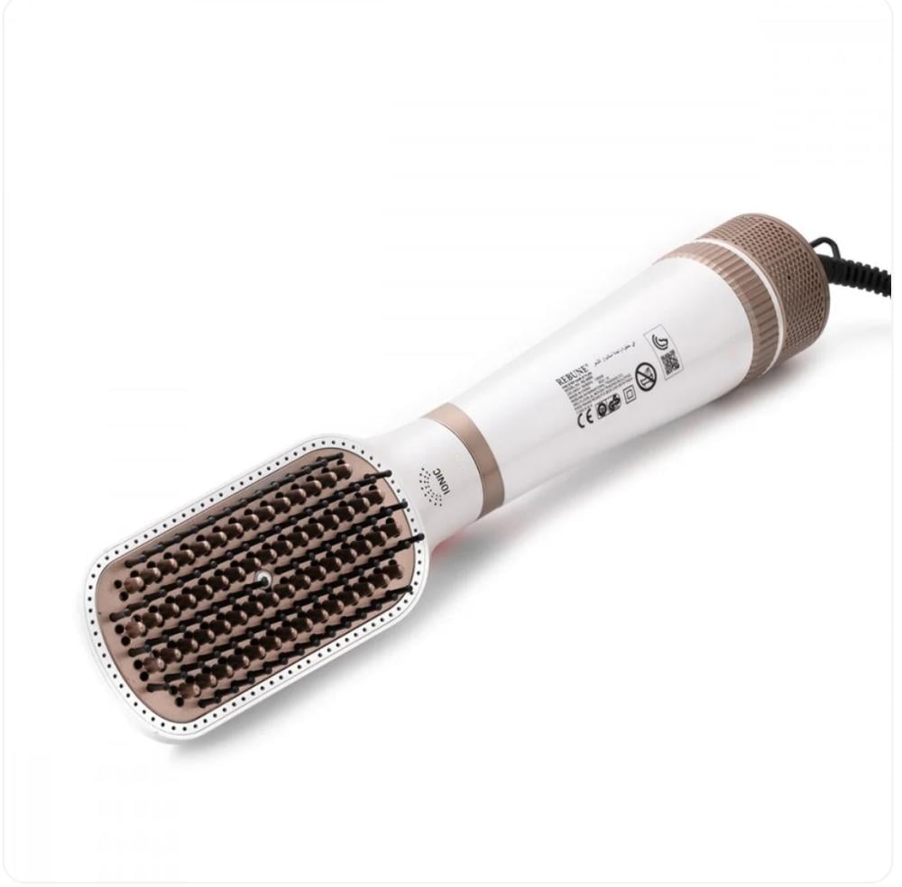 استشوار ريبون للشعر 2 في 1 بتقنية الأيونات 1300 واط - أبيض