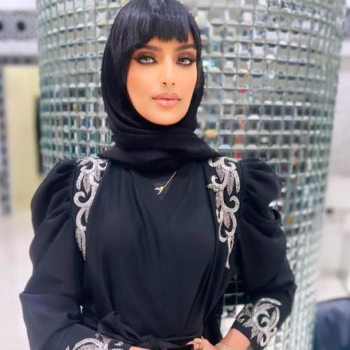 عباية جاسي فخمة سهرة شك يدوي لف مع حزام تناسب جميع...