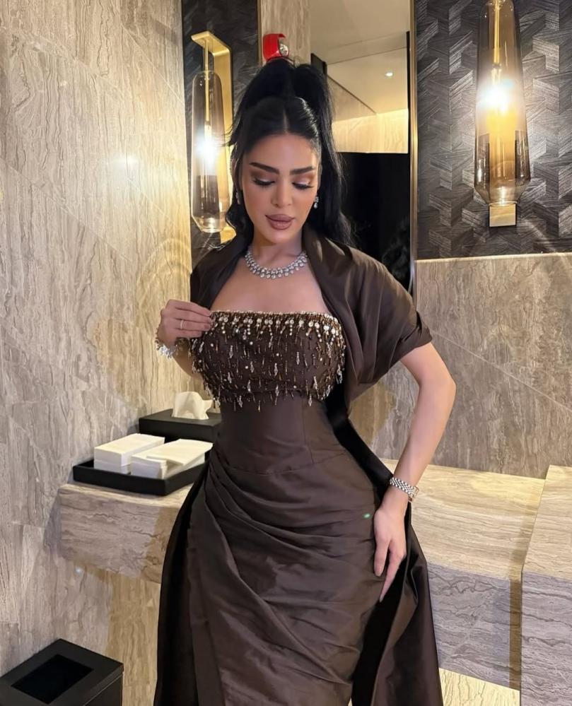 فستان سهرة حصري