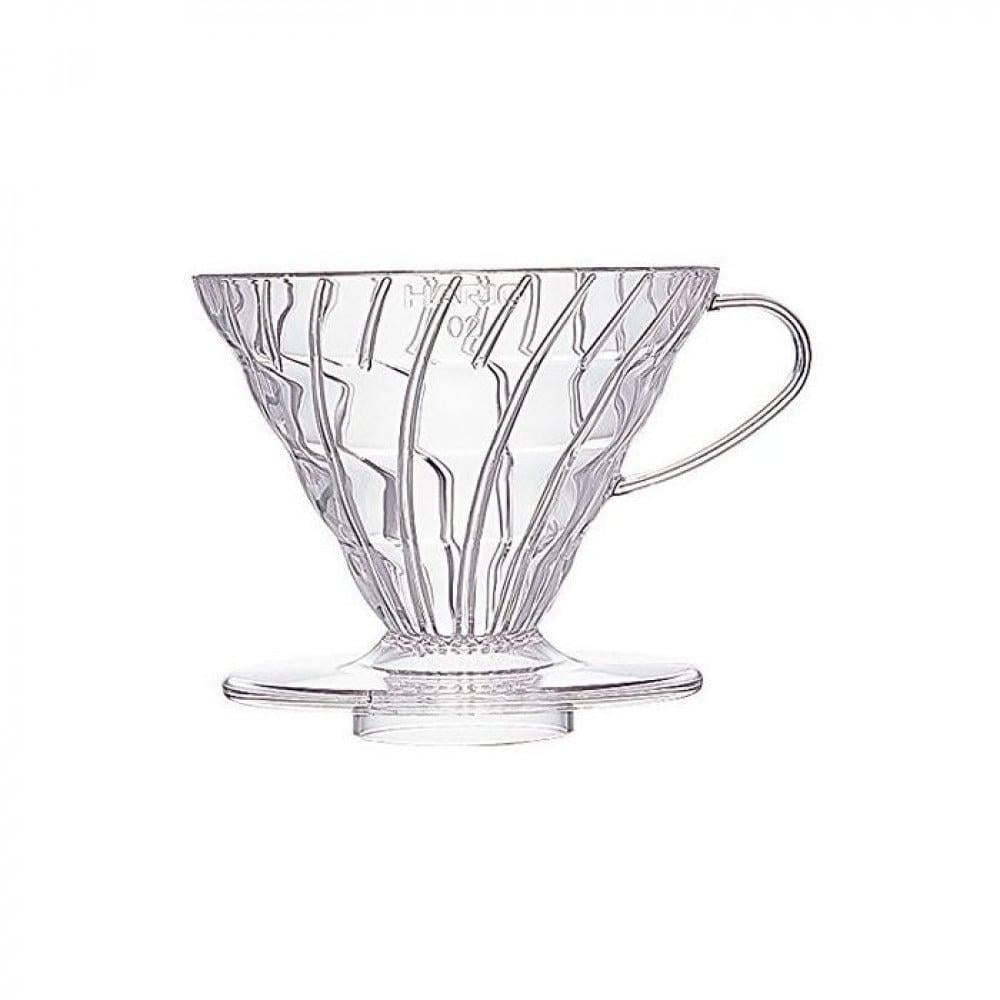 قمع تقطير V60 بلاستيك هاريو - مقاس 02 | Hario Coffee Dripper