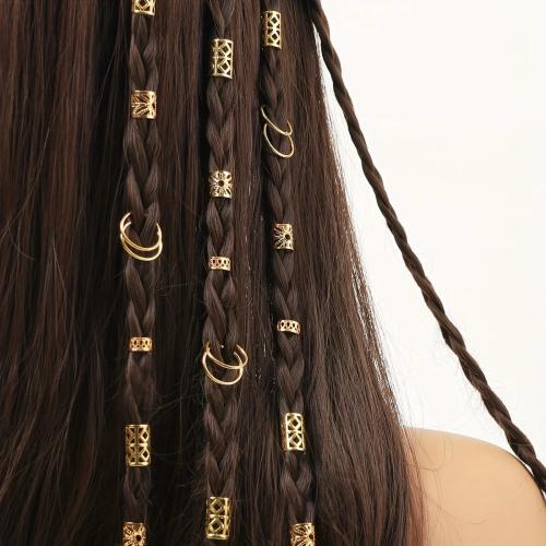 80 قطعة خرز شعر Dreadlock - إكسسوارات شعر معدنية أ...