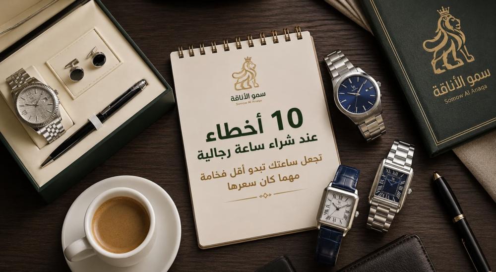 أخطاء اختيار الساعة الرجالية