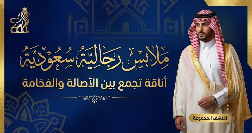 ملابس رجالية سعودية: أناقة تجمع بين الأصالة والفخامة