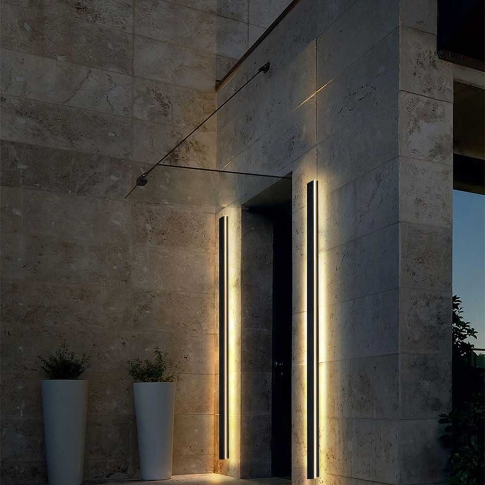 اضاءة خطية جدارية - اسود
