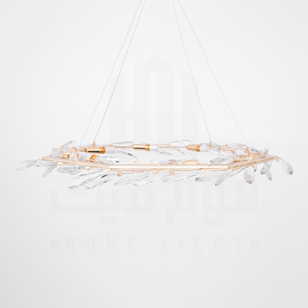 ثريا كريستال مودرن ذهبي