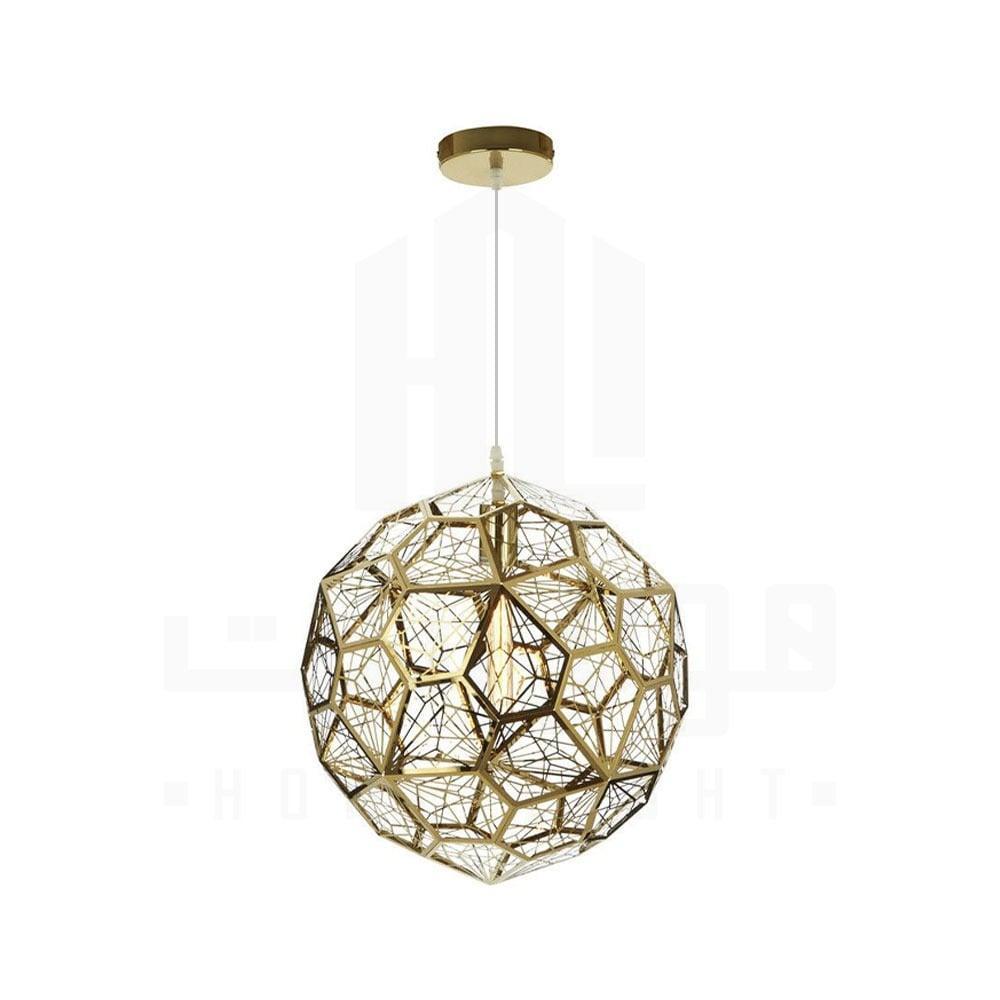 معلقة مودرن ذهبي 25 سم