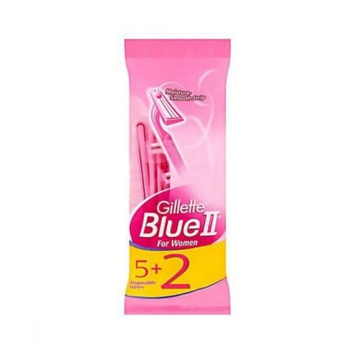 ماكينة حلاقه بلو 2 للنساء 5 + 2 من جيليت 7قطع