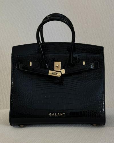 Birkin 25 crocodile Black