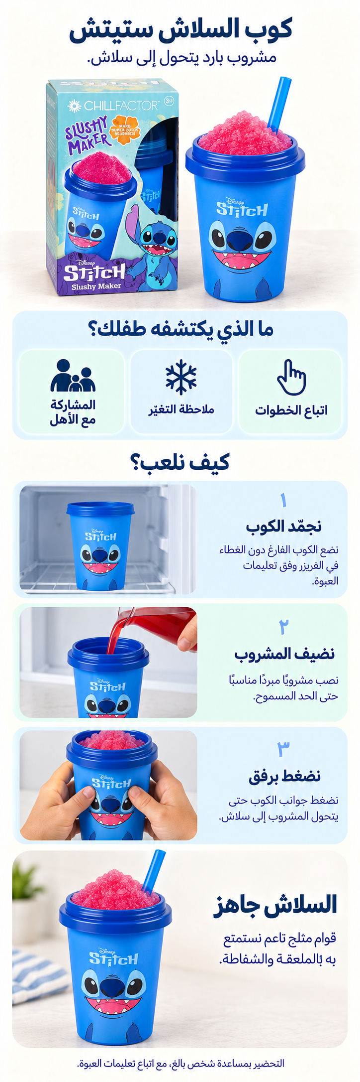كوب السلاش تشيل فاكتور – ستيتش: شرح مصوّر لطريقة اللعب والنتيجة
