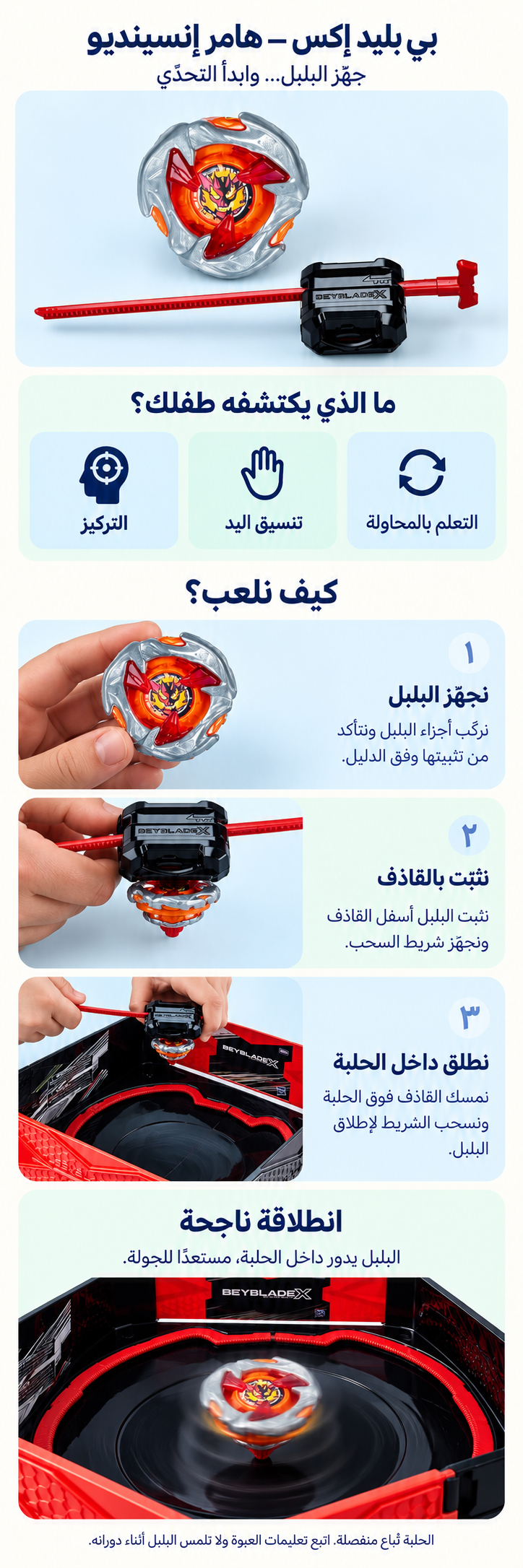 بي بليد X – Hammer Incendio 3-70H: شرح مصوّر لطريقة اللعب والنتيجة