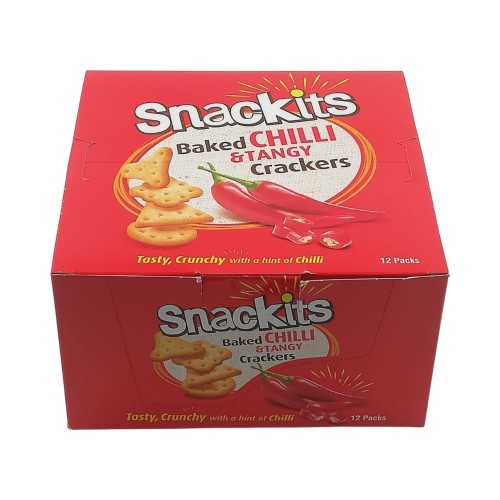 Nabil Snackits Baked Bites Chilli & Tangy 12 x 40gm