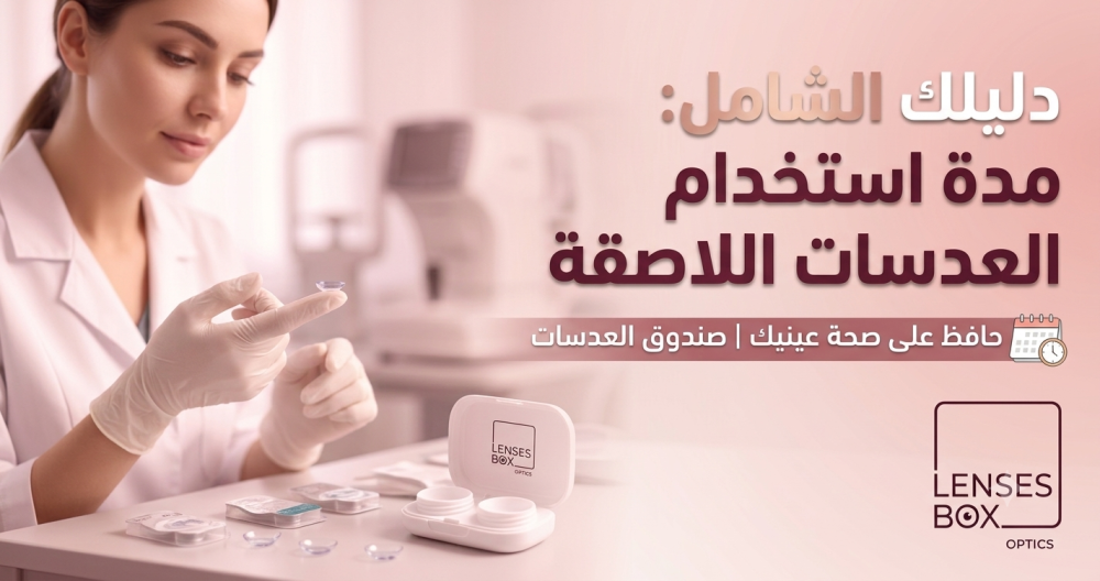 مدة استخدام العدسات اللاصقة: كل ما تحتاج معرفته