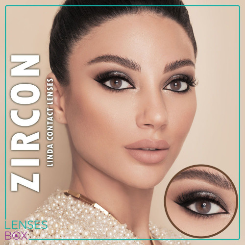 عدسات ليندا زيركون LINDA COLOR CONTACT LENSES - ZI...