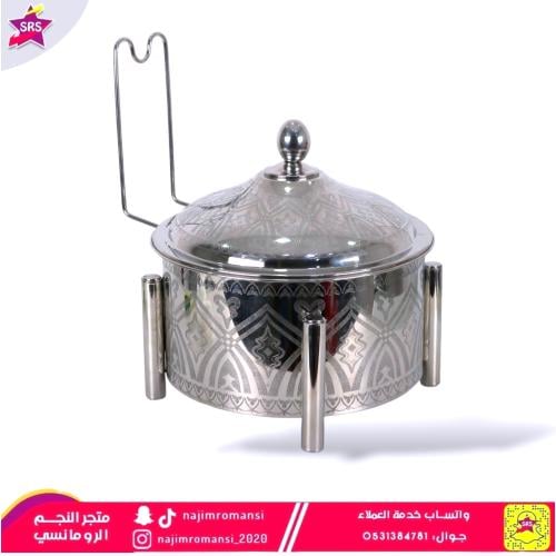 صواني مع سخان بوفية استيل 6لتر