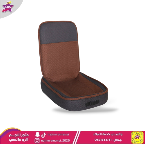 كرسي رحلات و تخييم ارضي قابل للطي بني