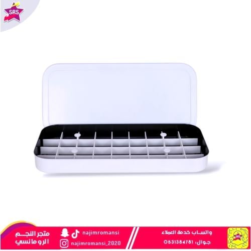 صينية بسبوسة مع قطاعة مستطيل ابيض  46*22سم