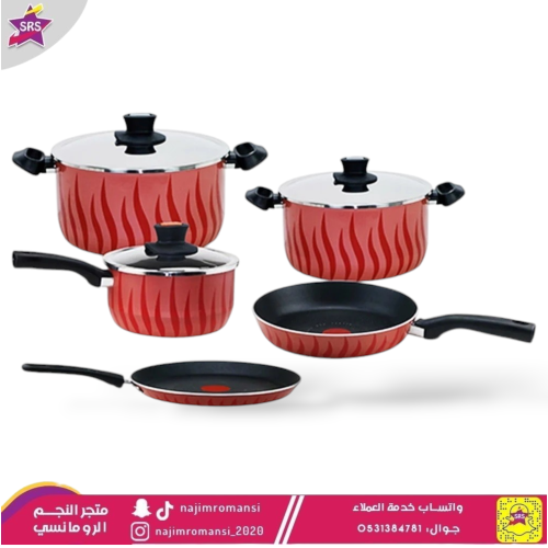 طقم قدور السيف 8 قطع -مقاس 18،20،24،26 سم