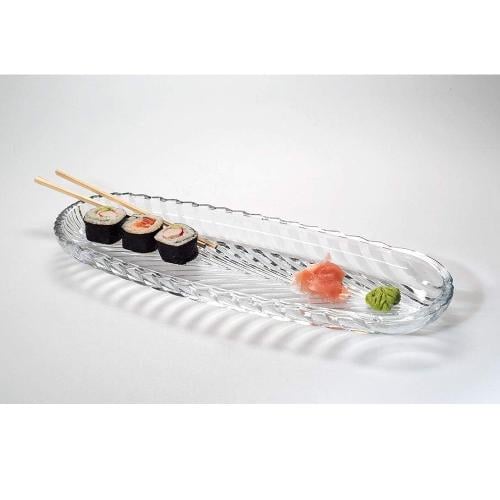 صحن تقديم حلا زجاج